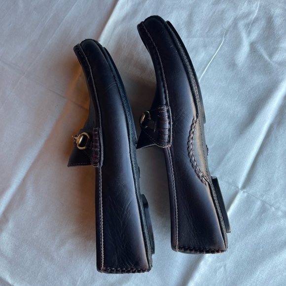 Gucci Slip-on Brown Leather Horsebit Driving Loafer Size 7M EUC - Picture 7 of 13